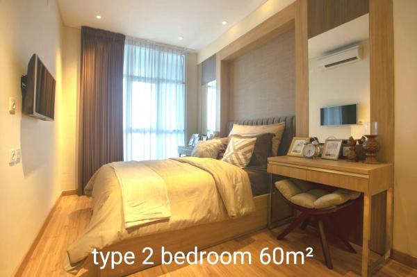 Disewakan Apartemen Roseville Soho & Suite BSD - 2BR Eksklusif Baru Murah Fully Furnish Electronic