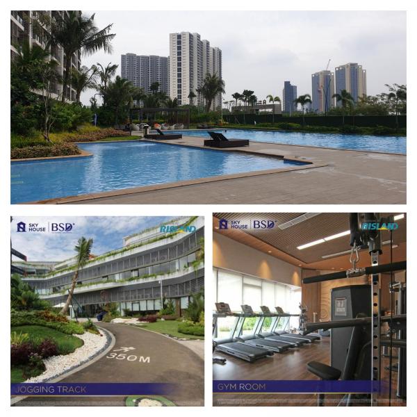 For Rent Skyhouse BSD Apartment - Studio Fully Furnished, Strategic Location With Cheap Price