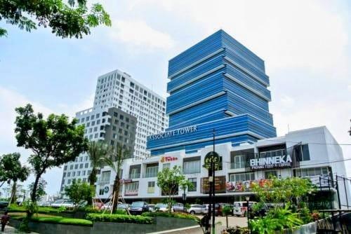 Sewa Apartemen Intermark BSD Tangerang Selatan - Lantai Tinggi, Studio 28 m2 Fully Furnished - Kompleks Swiss-belhotel, Associate Office Tower